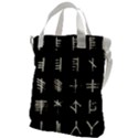 Ogham Rune Set Complete Inverted Canvas Messenger Bag View1