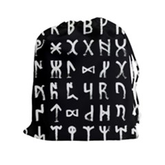 Macromannic Runes Collected Inverted Drawstring Pouch (2xl) by WetdryvacsLair