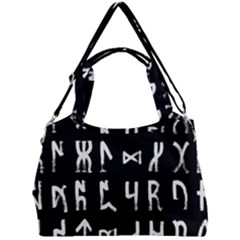 Macromannic Runes Collected Inverted Double Compartment Shoulder Bag by WetdryvacsLair