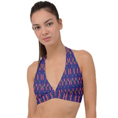 Sunrise Wine Halter Plunge Bikini Top by Sparkle