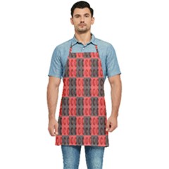 Rosegold Beads Chessboard1 Kitchen Apron by Sparkle