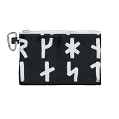 Younger Futhark Rune Set Collected Inverted Canvas Cosmetic Bag (medium) by WetdryvacsLair