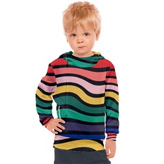 Nine 9 Bar Rainbow Sea Sickness Kids  Hooded Pullover by WetdryvacsLair