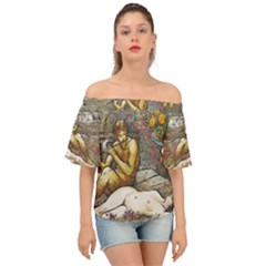 Venus Of Aysgarth - By Larenard Off Shoulder Short Sleeve Top by LaRenard