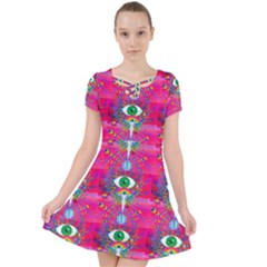 Pink Third Eyes  Caught In A Web Dress by DayDreamersBoutique