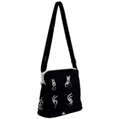 Katzen Cats Zipper Messenger Bag by WetdryvacsLair