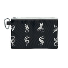 Katzen Cats Canvas Cosmetic Bag (medium) by WetdryvacsLair