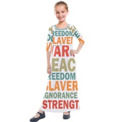 Orwell Kids  Quarter Sleeve Maxi Dress by Valentinaart