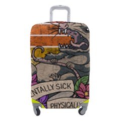 Possum - Mentally Sick Physically Thick Luggage Cover (small) by Valentinaart