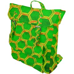 Hexagon Windows Buckle Up Backpack by essentialimage