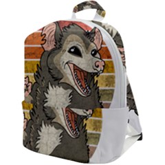 Possum  Zip Up Backpack by Valentinaart