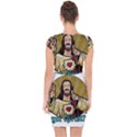 Buddy Christ Capsleeve Drawstring Dress  View2