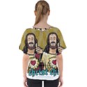 Buddy Christ V-Neck Dolman Drape Top View2