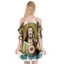 Buddy Christ Cutout Spaghetti Strap Chiffon Dress View2