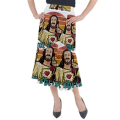 Got Christ? Midi Mermaid Skirt by Valentinaart