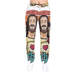 Got Christ? Women Velvet Drawstring Pants by Valentinaart