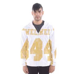 Orwell 84 Men s Hooded Windbreaker by Valentinaart