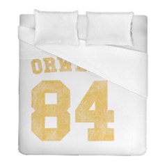 Orwell 84 Duvet Cover (full/ Double Size) by Valentinaart