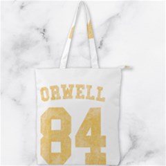 Orwell 84 Double Zip Up Tote Bag by Valentinaart