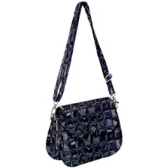 Funky Mosaic  Saddle Handbag by MRNStudios