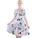 Tree poppies  Quarter Sleeve A-Line Dress View1