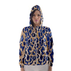 Leopard Skin  Women s Hooded Windbreaker by Sobalvarro