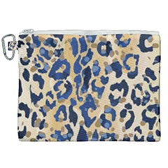 Leopard Skin  Canvas Cosmetic Bag (xxl) by Sobalvarro