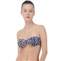 Leopard skin  Classic Bandeau Bikini Top  View1