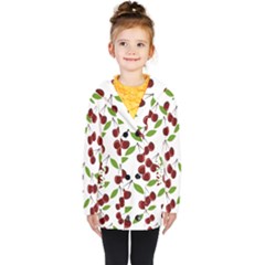 Fruit Life Kids  Double Breasted Button Coat by Valentinaart