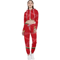 Fruit Life 3 Cropped Zip Up Lounge Set by Valentinaart