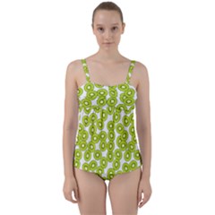 Fruit Life 4 Twist Front Tankini Set by Valentinaart