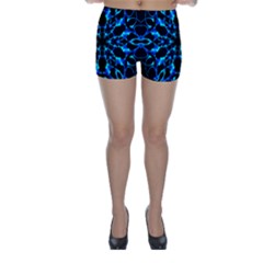 Digital Handdraw Floral Skinny Shorts by Sparkle