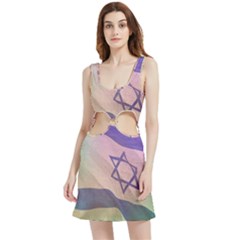 Israel Velvet Cutout Dress by AwesomeFlags