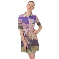 Israel Belted Shirt Dress by AwesomeFlags