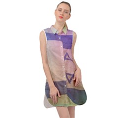 Israel Sleeveless Shirt Dress by AwesomeFlags