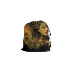 Surreal Steampunk Queen From Fonebook Drawstring Pouch (xs) by 2853937