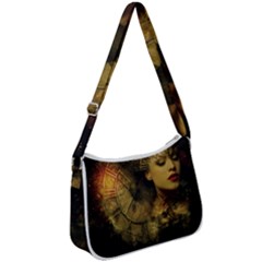 Surreal Steampunk Queen From Fonebook Zip Up Shoulder Bag by 2853937