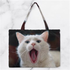 Wow Kitty Cat From Fonebook Zipper Medium Tote Bag by 2853937