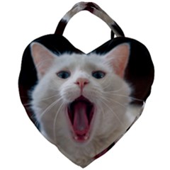 Wow Kitty Cat From Fonebook Giant Heart Shaped Tote by 2853937