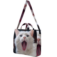 Wow Kitty Cat From Fonebook Square Shoulder Tote Bag by 2853937