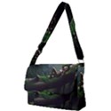 Wooden Child Resting On A Tree From Fonebook Full Print Messenger Bag (L) View1