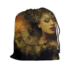 Surreal Steampunk Queen From Fonebook Drawstring Pouch (2xl) by 2853937