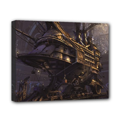 Steampunk Ship Canvas 10  X 8  (stretched) by 2853937