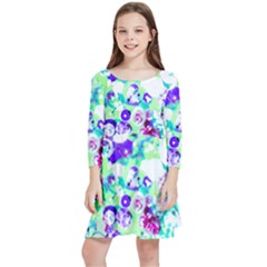 Sequins And Pins Kids  Quarter Sleeve Skater Dress by essentialimage