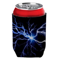 Blue Electric Thunder Storm, Colorful Lightning Graphic Can Holder by picsaspassion