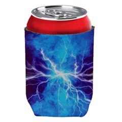 Blue Lightning Thunder At Night, Graphic Art 3 Can Holder by picsaspassion