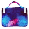 Colorful Pink and Blue Disco smoke - mist, digital art Satchel Handbag View3