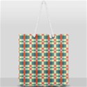 Texture Plaid Full Print Rope Handle Tote (Large) View2