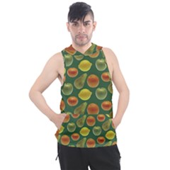 Background Fruits Several Men s Sleeveless Hoodie by Dutashop