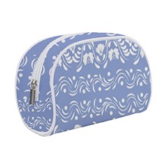 Blue White Ornament Make Up Case (small) by Eskimos